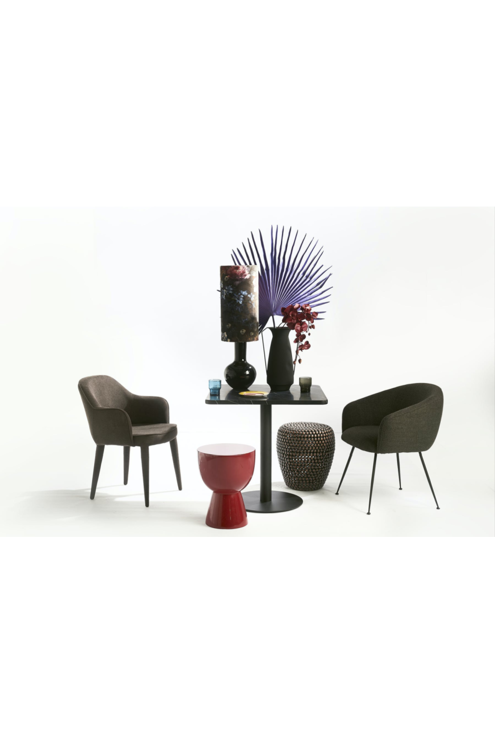 Gray Dining Armchair | Pols Potten Cosy | OROA.com