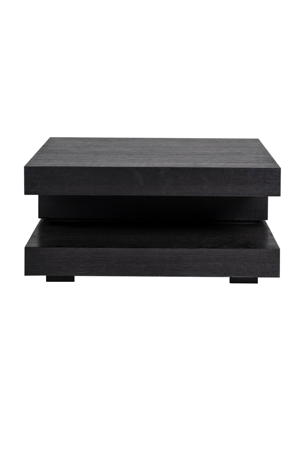 C-Shape Black Oak Coffee Table | OROA Oakura | OROA.com