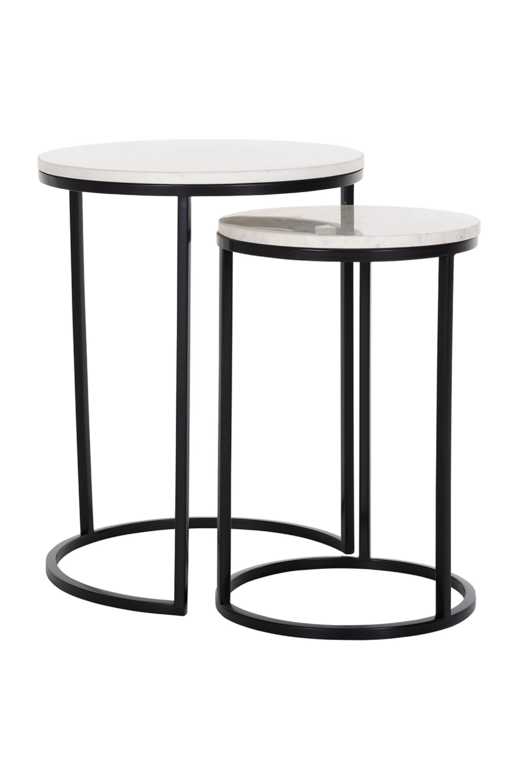 White Marble Nesting End Tables (2) | OROA Lexington | Oroa.com