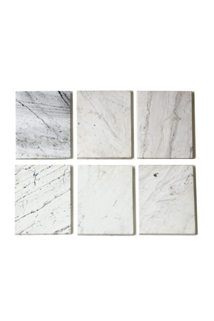 White Marble Nesting End Tables (2) | Richmond Interiors Lexington | Oroa.com