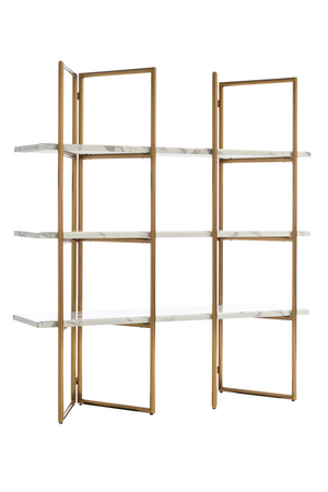 Gold Framed Marble Cabinet | Richmond Interiors Lagrand | Oroa.com