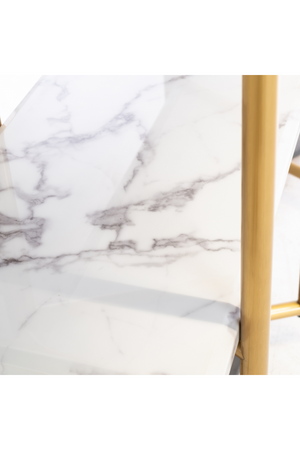 Gold Framed Marble Cabinet | Richmond Interiors Lagrand | Oroa.com