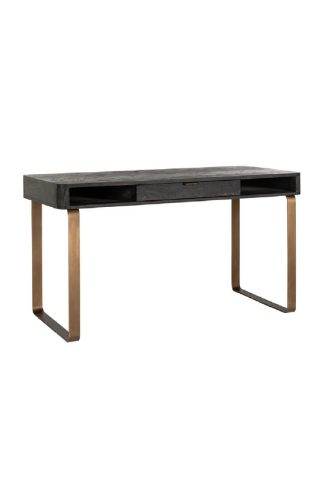 Black Modern Rustic Desk | Richmond Interiors Blackbone | Oroa.com