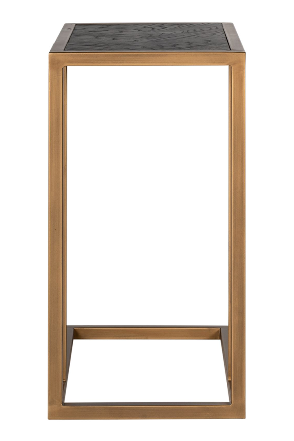 Brass Framed Oak Sofa Table | OROA Blackbone | Oroa.com