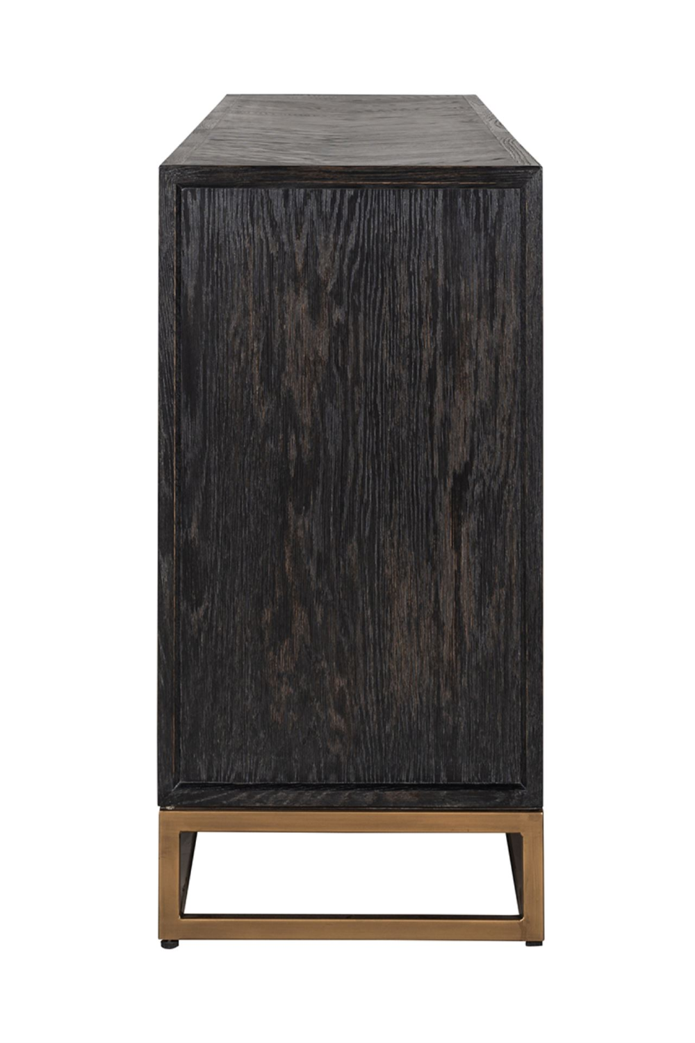 Brass Accent Oak Sideboard | OROA Blackbone | Oroa.com