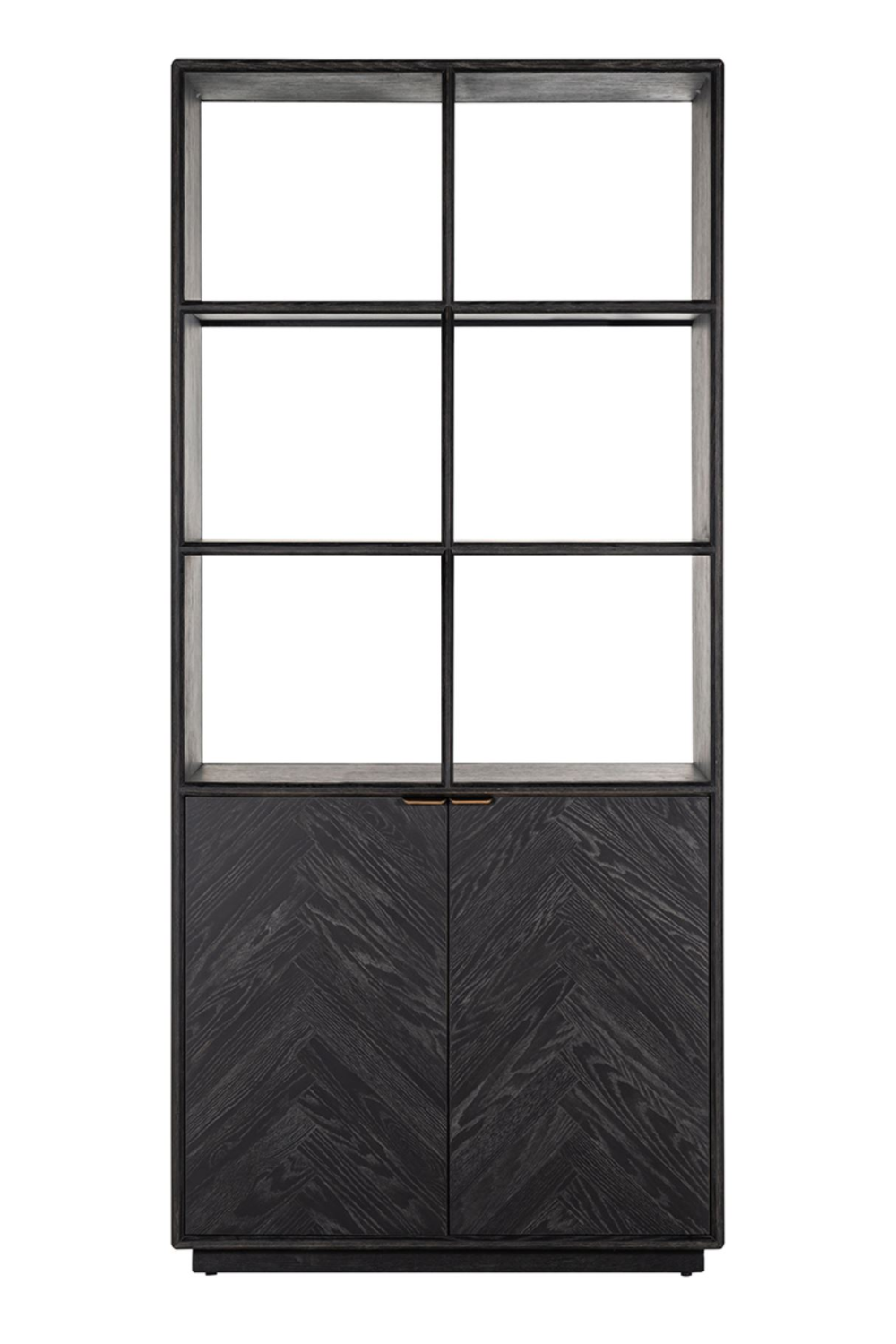 Black Oak 2-Door Bookcase | Richmond Interiors Blackbone | Oroa.com