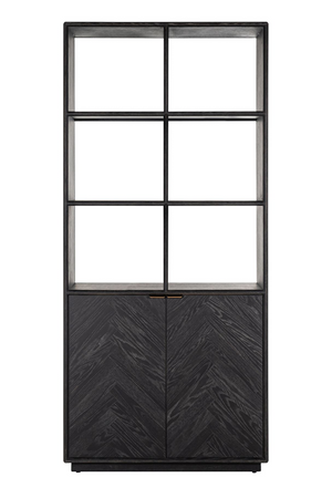Black Oak 2-Door Bookcase | Richmond Interiors Blackbone | Oroa.com