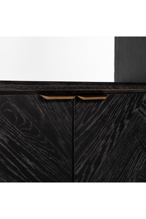 Black Oak 2-Door Bookcase | Richmond Interiors Blackbone | Oroa.com