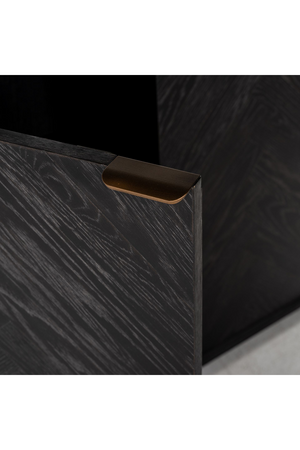 Black Oak 2-Door Bookcase | Richmond Interiors Blackbone | Oroa.com