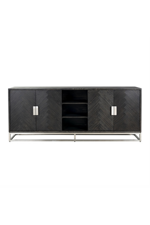Black Oak Chevron Sideboard | Richmond Interiors Blackbone | Oroa.com