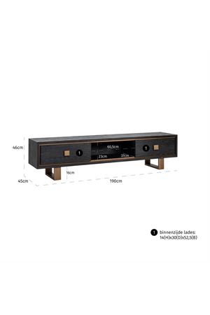 Contemporary Oak TV Cabinet | Richmond Interiors Hunter | Oroa.com