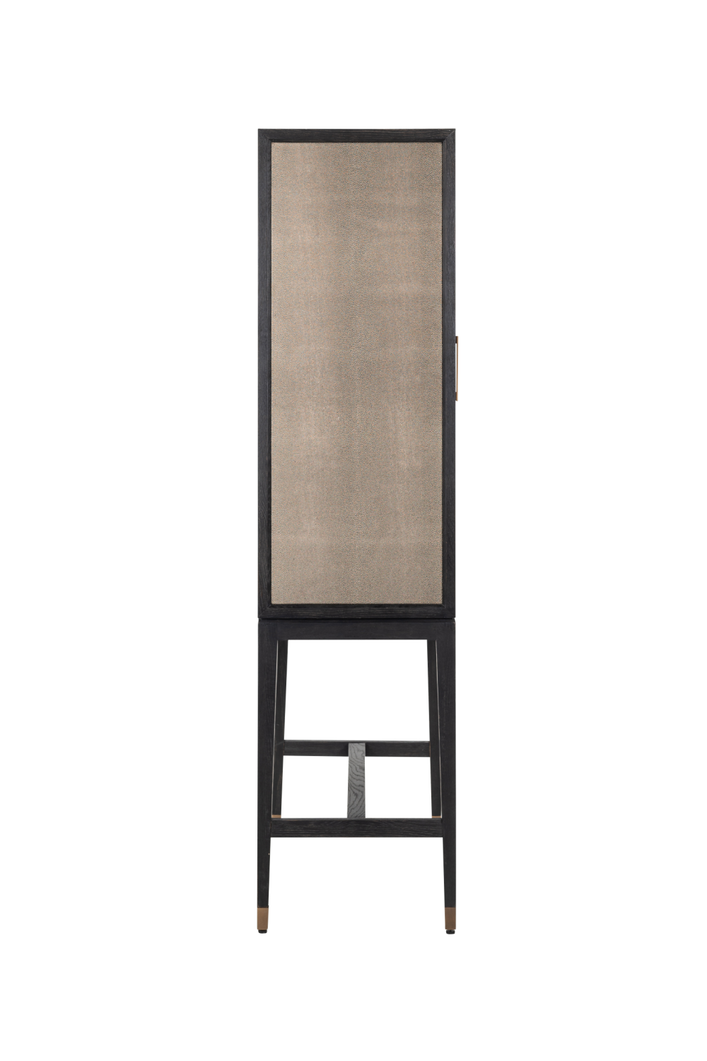 Wood Framed Leather Bar Cabinet | Richmond Interiors Bloomingville | OROA