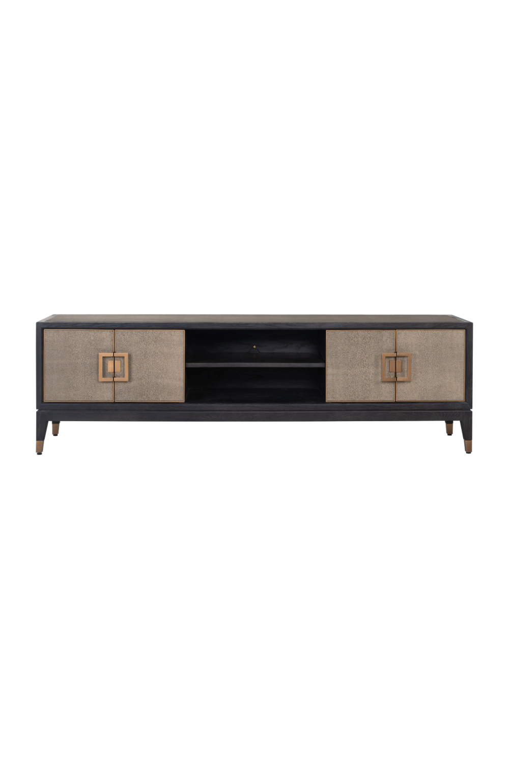Modern Leather TV Unit | Richmond Interiors Bloomingville | Oroa.com