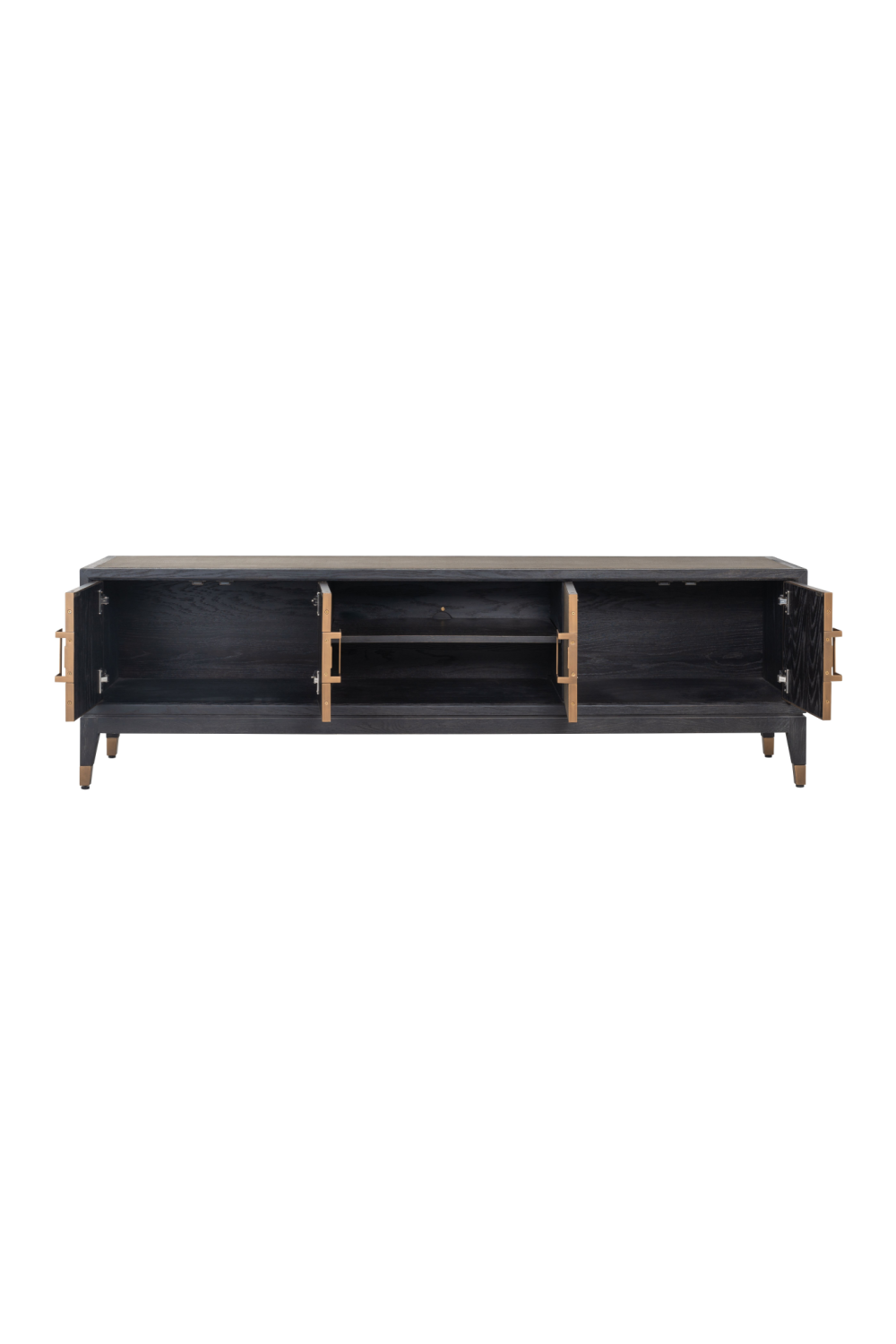 Modern Leather TV Unit | Richmond Interiors Bloomingville | Oroa.com