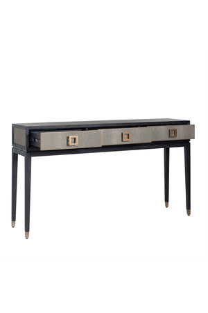 Modern Leather Console Table | Richmond Interiors Bloomingville | Oroa.com