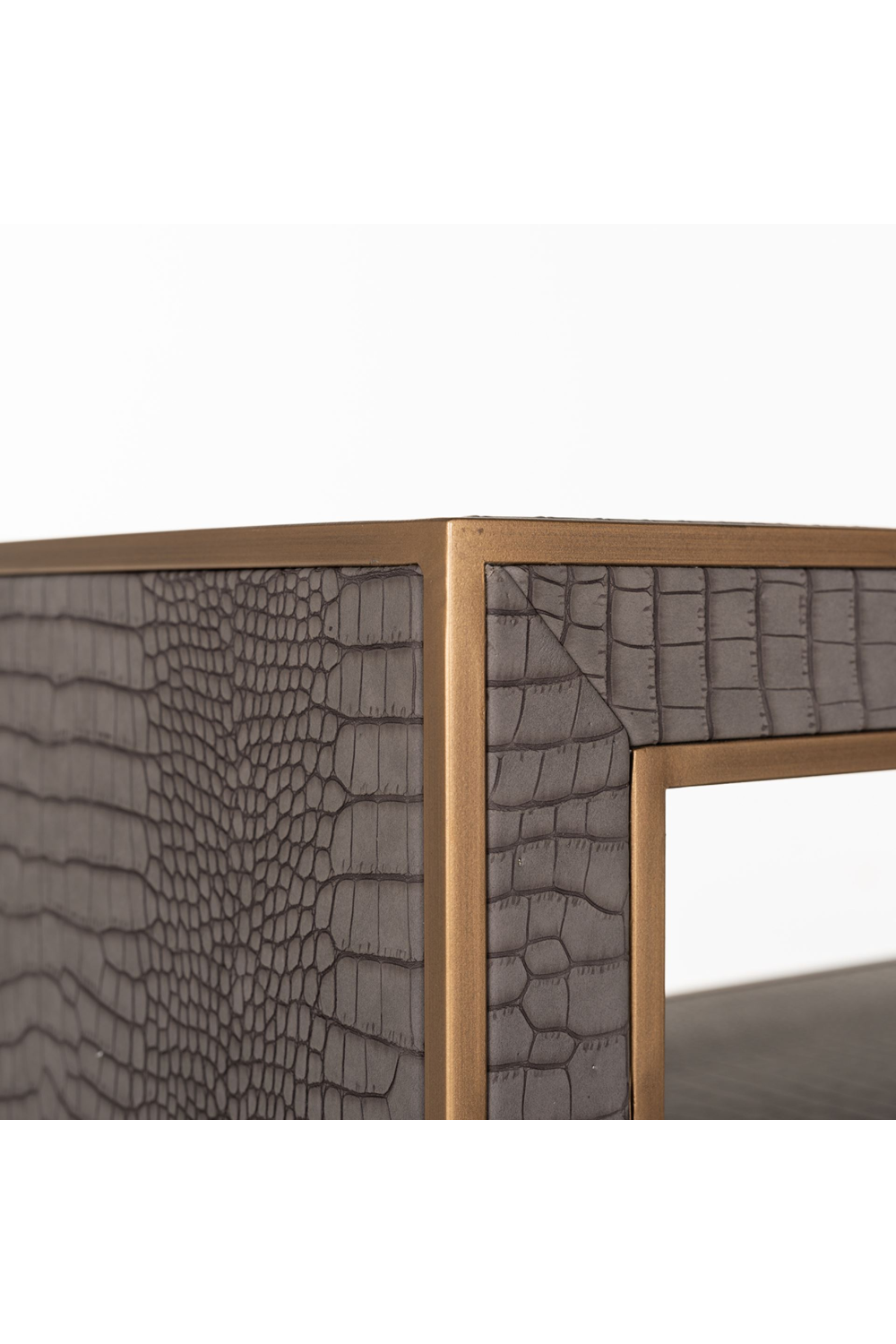 Patterned Leather Console | OROA Classio | Oroa.com