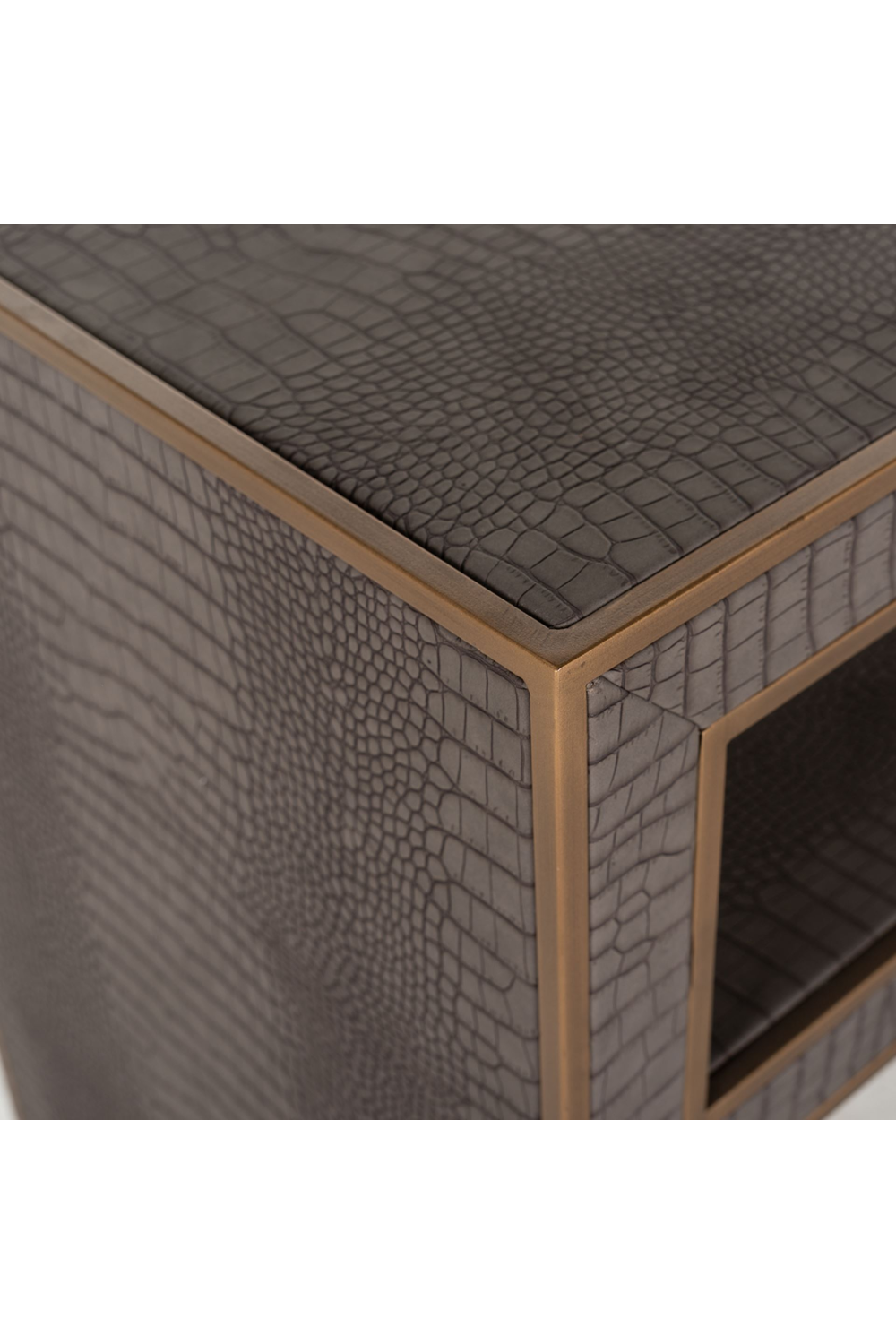 Patterned Leather Console | OROA Classio | Oroa.com