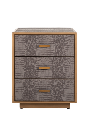 Brown Leather Chest of Drawers | Richmond Interiors Classio | OROA.com