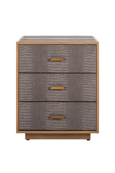 Brown Leather Chest of Drawers | Richmond Interiors Classio | OROA.com