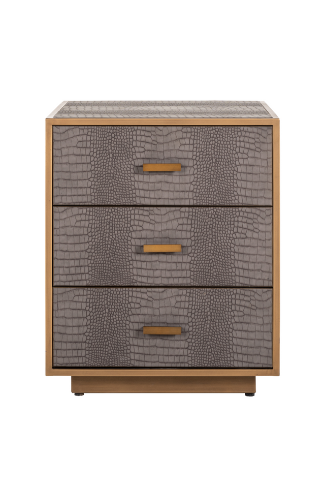 Brown Leather Chest of Drawers | Richmond Interiors Classio | OROA.com
