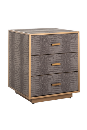 Brown Leather Chest of Drawers | Richmond Interiors Classio | OROA.com