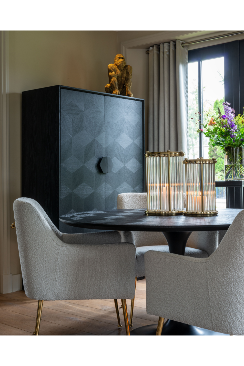 Black Oak Veneer Cabinet | Richmond Interiors Blax | Oroa.com