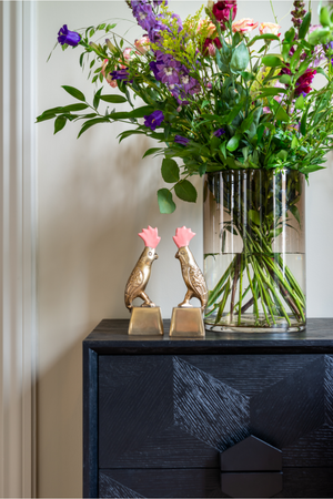 Black Wooden Chest of Drawers | Richmond Interiors Blax | OROA.com