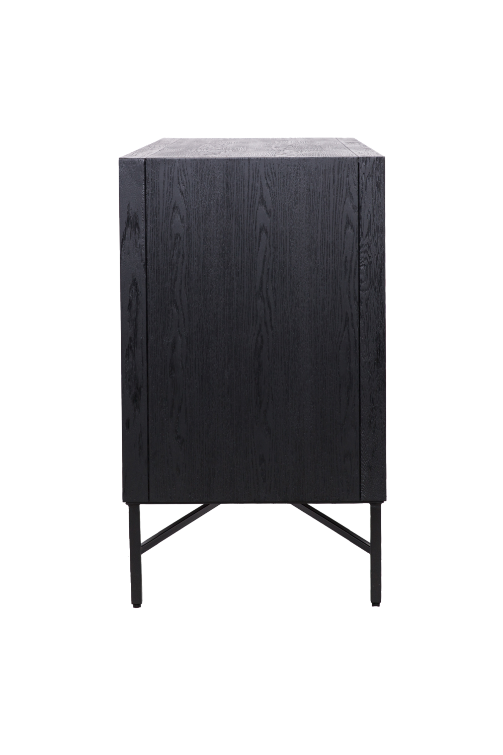 Black Oak Sliding Door Sideboard | OROA Blax | OROA.com