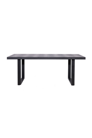 Black Oak U-Leg Dining Table M | Richmond Interiors Blax | OROA.com
