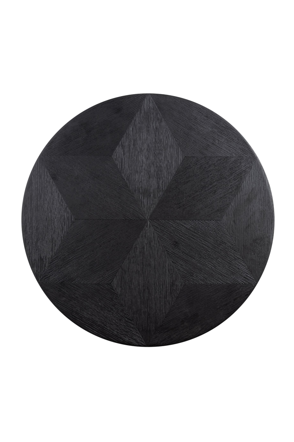 Black Oak Pedestal End Table | Richmond Interiors Blax | Oroa.com