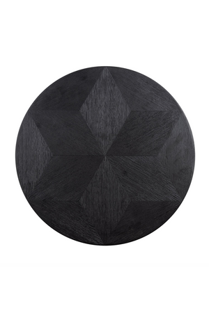 Black Oak Pedestal End Table | Richmond Interiors Blax | Oroa.com