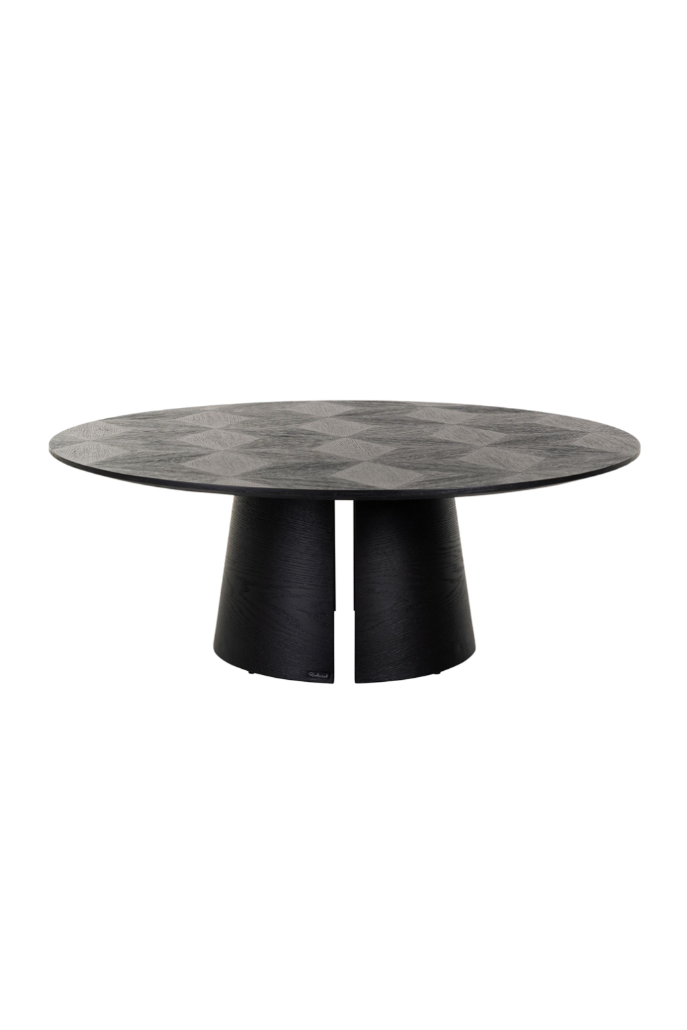 Black Oak Pedestal Coffee Table | OROA Blax | Oroa.com