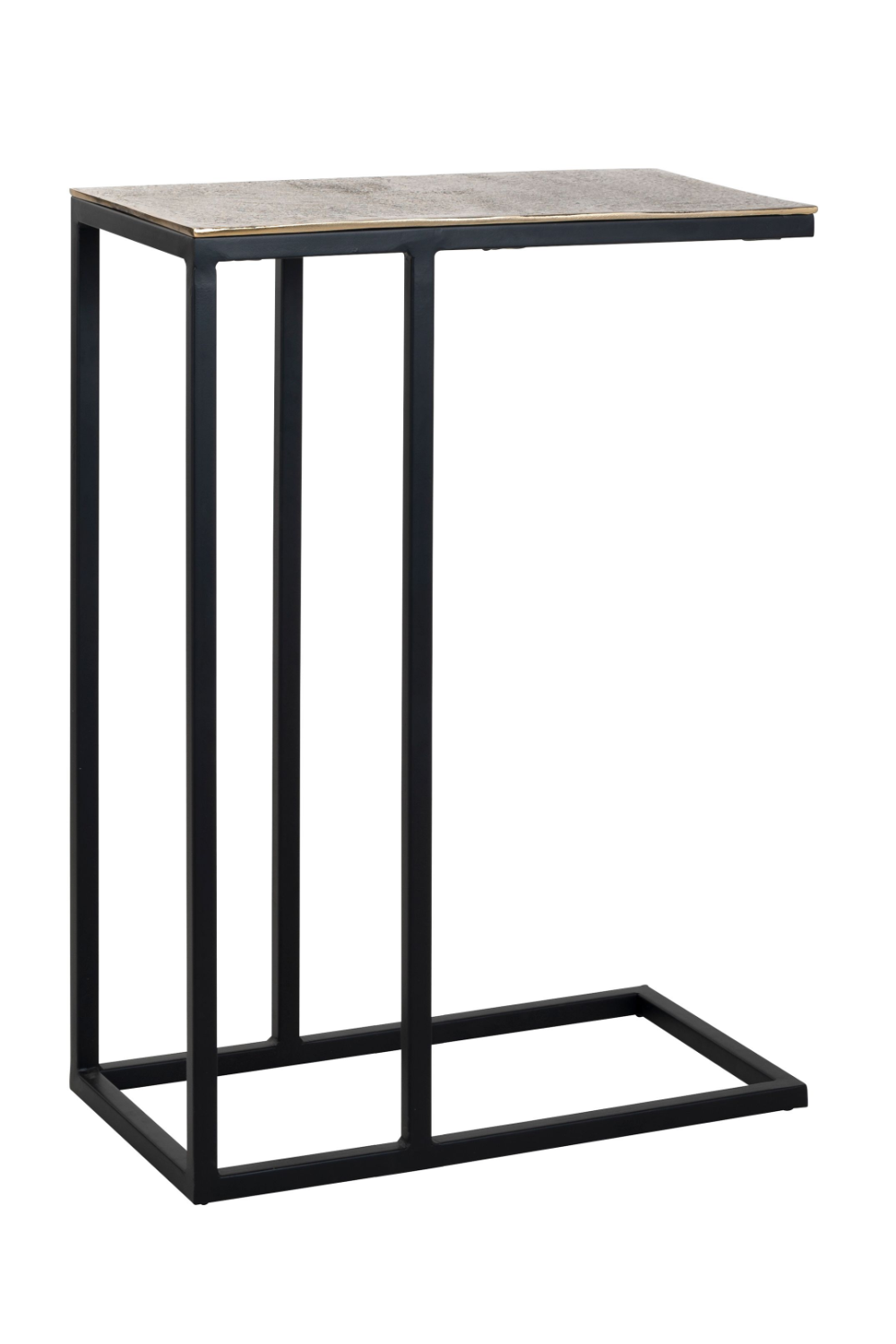 Champagne Gold Aluminum Side Table | Richmond Interiors Calloway | Oroa.com