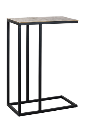 Champagne Gold Aluminum Side Table | Richmond Interiors Calloway | Oroa.com