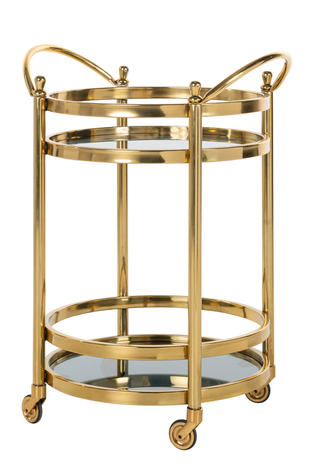 Round Gold Trolley | Richmond Interiors Hendricks | Oroa.com