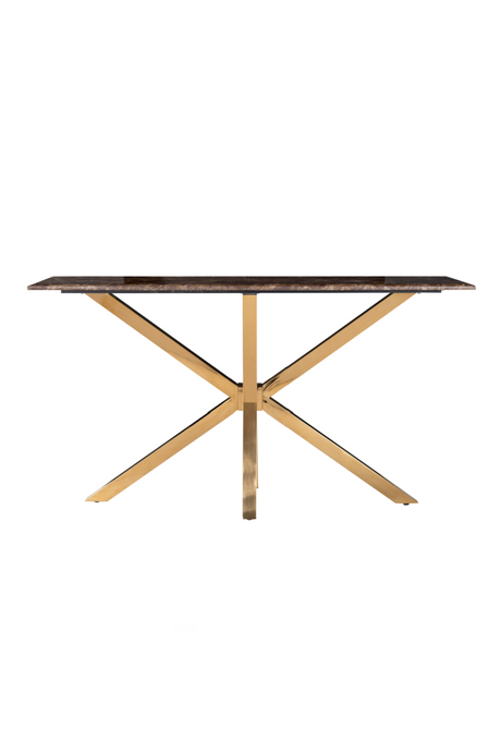 Brown Marble Console Table | Richmond Interiors Conrad | OROA.com