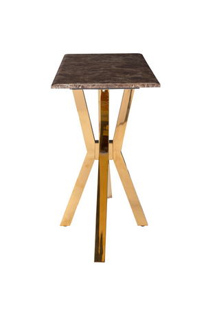 Brown Marble Console Table | Richmond Interiors Conrad | OROA.com