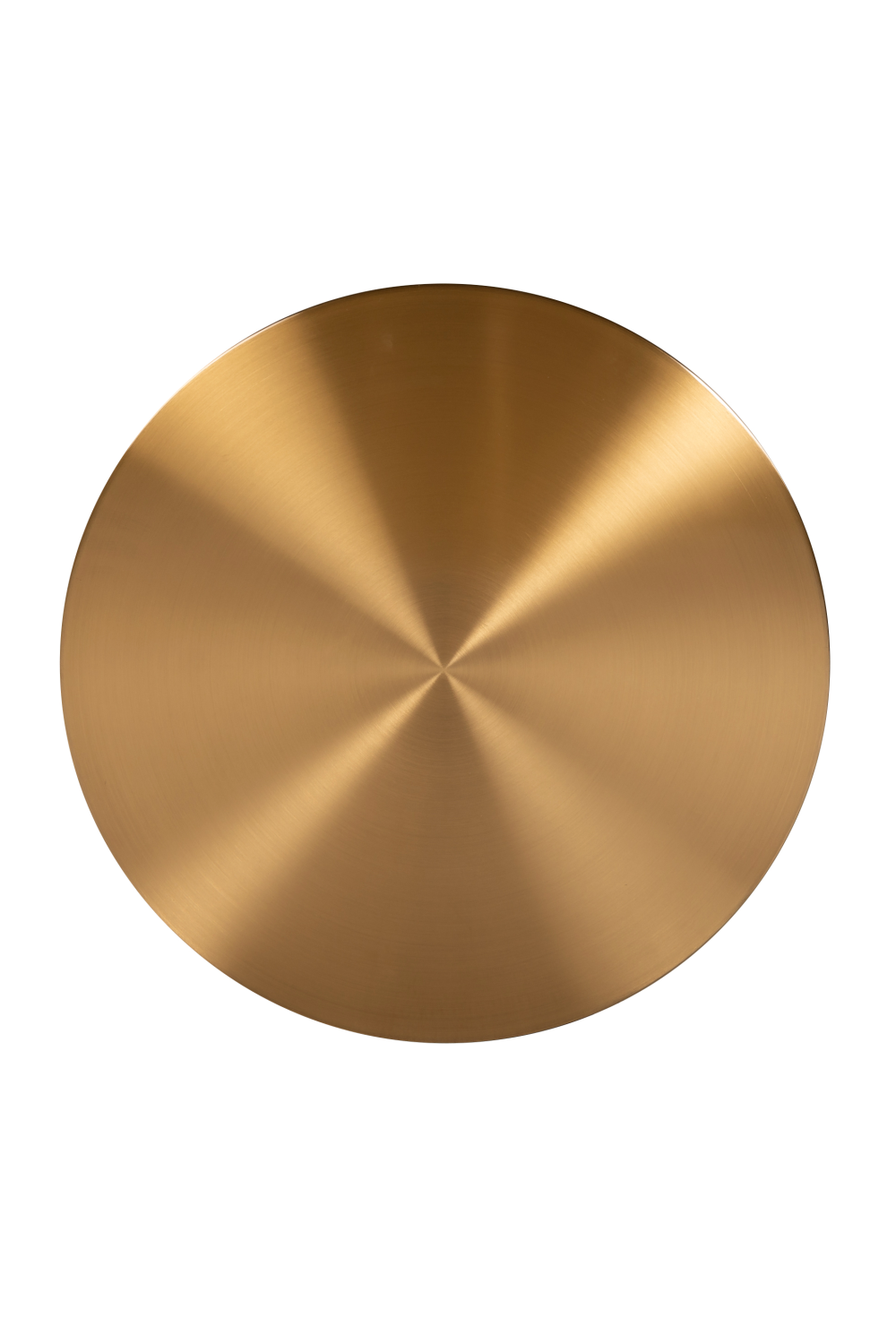 Round Brushed Gold Nesting Coffee Table | OROA.com