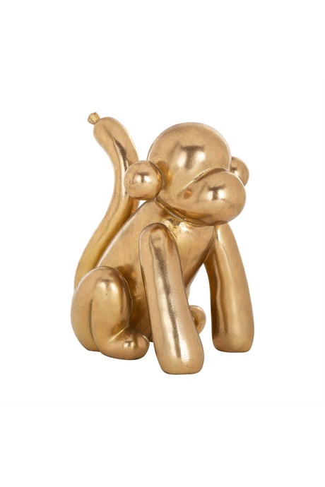 Gold Sculptural Art Decoration | Richmond Interiors Monkey | Oroa.com