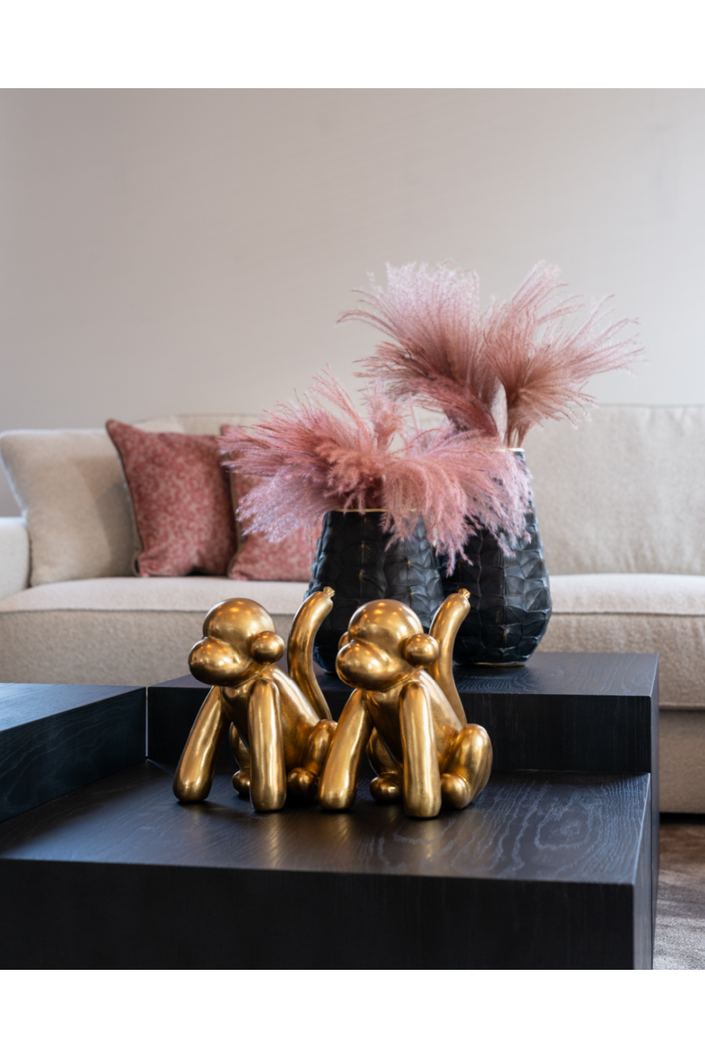 Gold Sculptural Art Decoration | OROA Monkey | Oroa.com