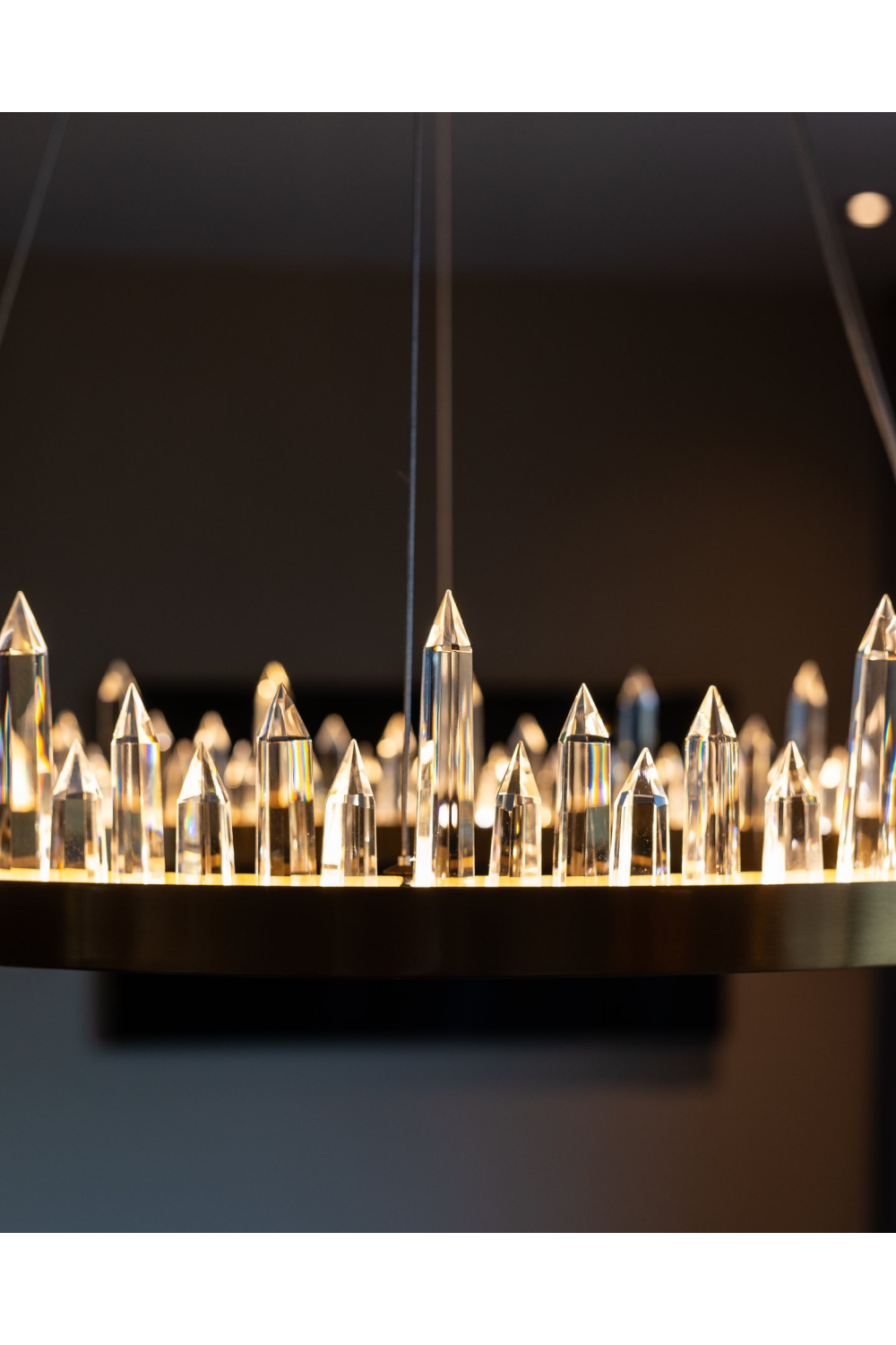 Crystal Points Hanging Lamp | OROA Ziggy | OROA.com