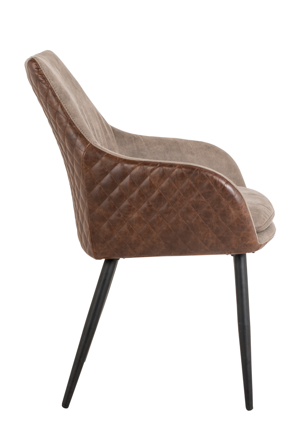 Brown Leather Dining Chair | OROA Chrissy | OROA.com