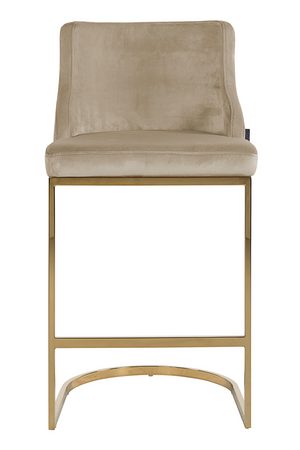 Khaki Velvet Bar Stool | Richmond Interiors Bolton | Oroa.com