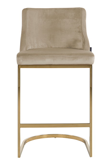Khaki Velvet Bar Stool | Richmond Interiors Bolton | Oroa.com