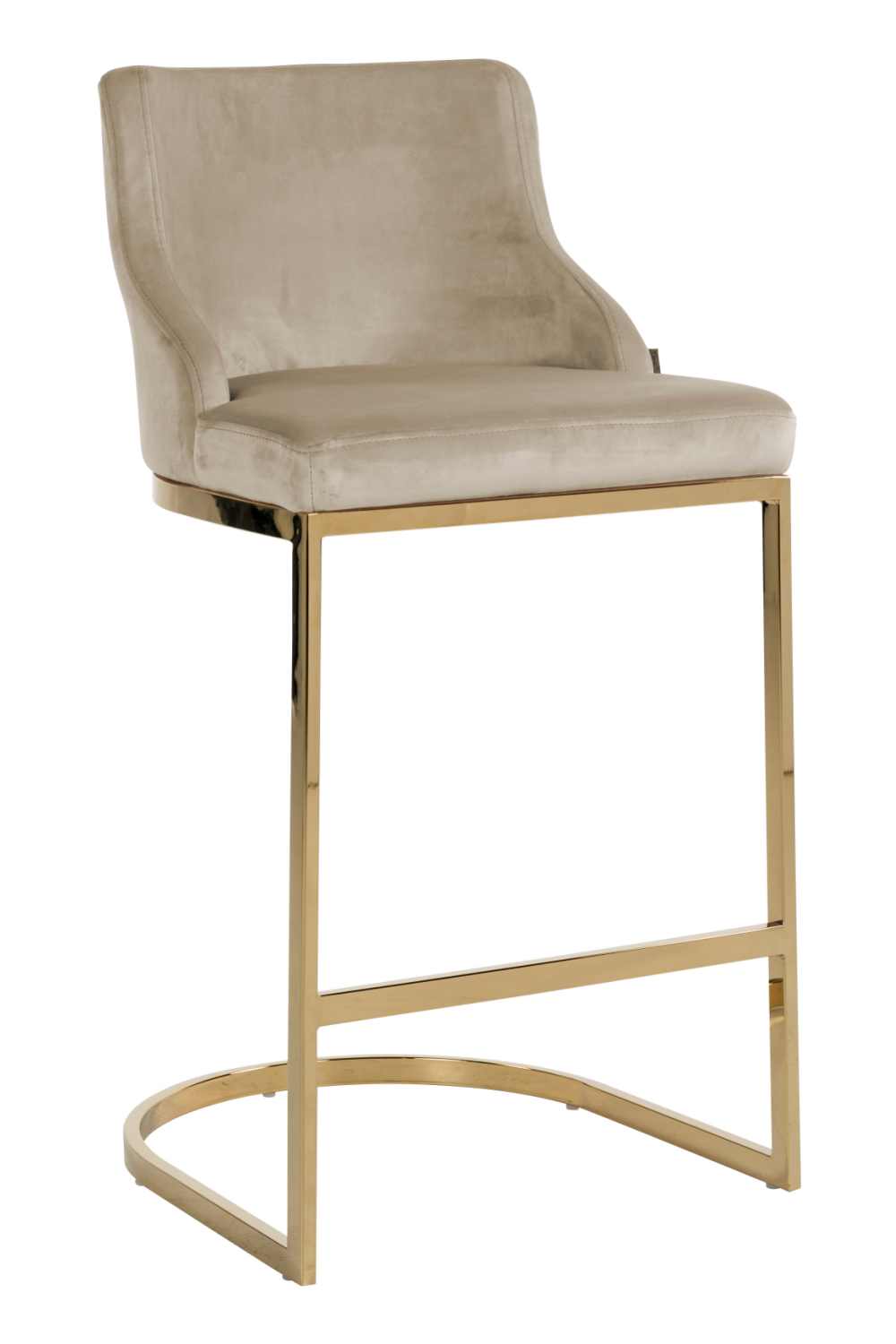 Khaki Velvet Bar Stool | Richmond Interiors Bolton | Oroa.com