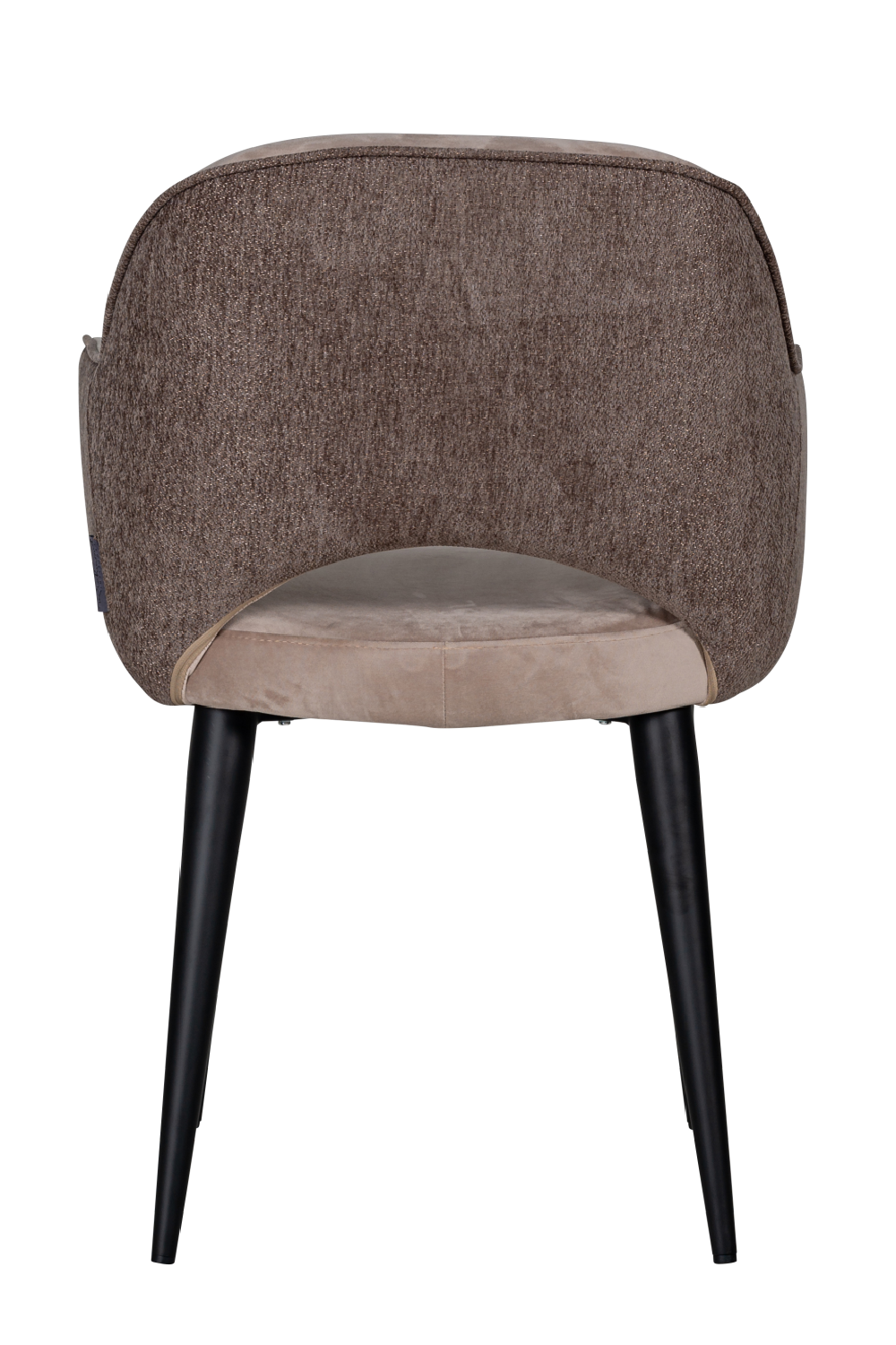 Khaki Cut-Out Back Dining Armchair | OROA Giovanna | Oroa.com