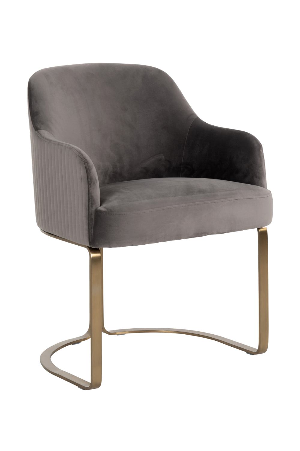 Stone Velvet Modern Armchair | OROA Hadley | Oroa.com