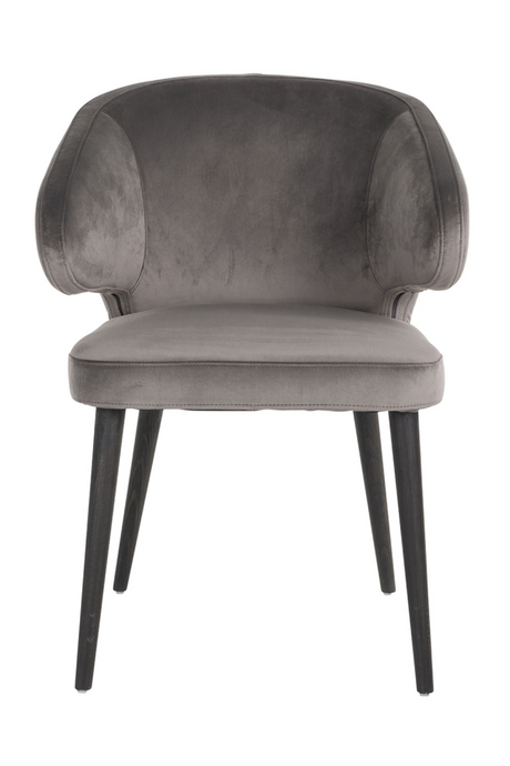 Velvet Upholstered Dining Chair | Richmond Interiors Indigo | Oroa.com