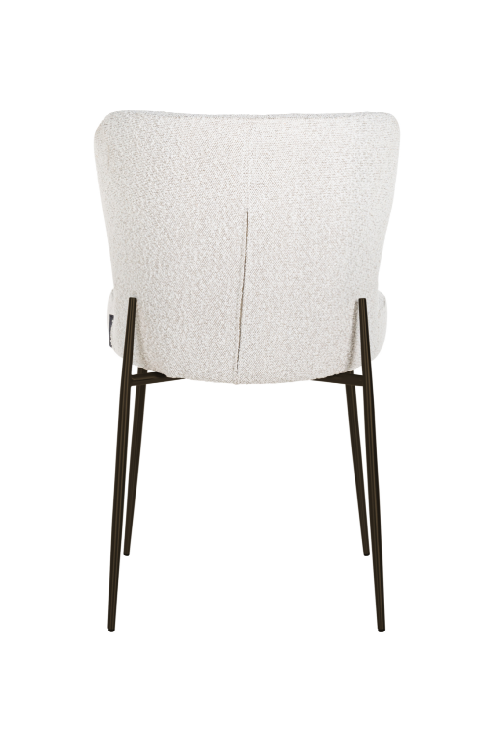 Minimalist White Bouclé Chair | OROA Darby | OROA.com