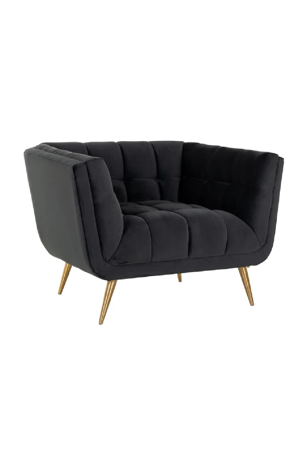 Channel-Tufted Lounge Chair | OROA Huxley | Oroa.com